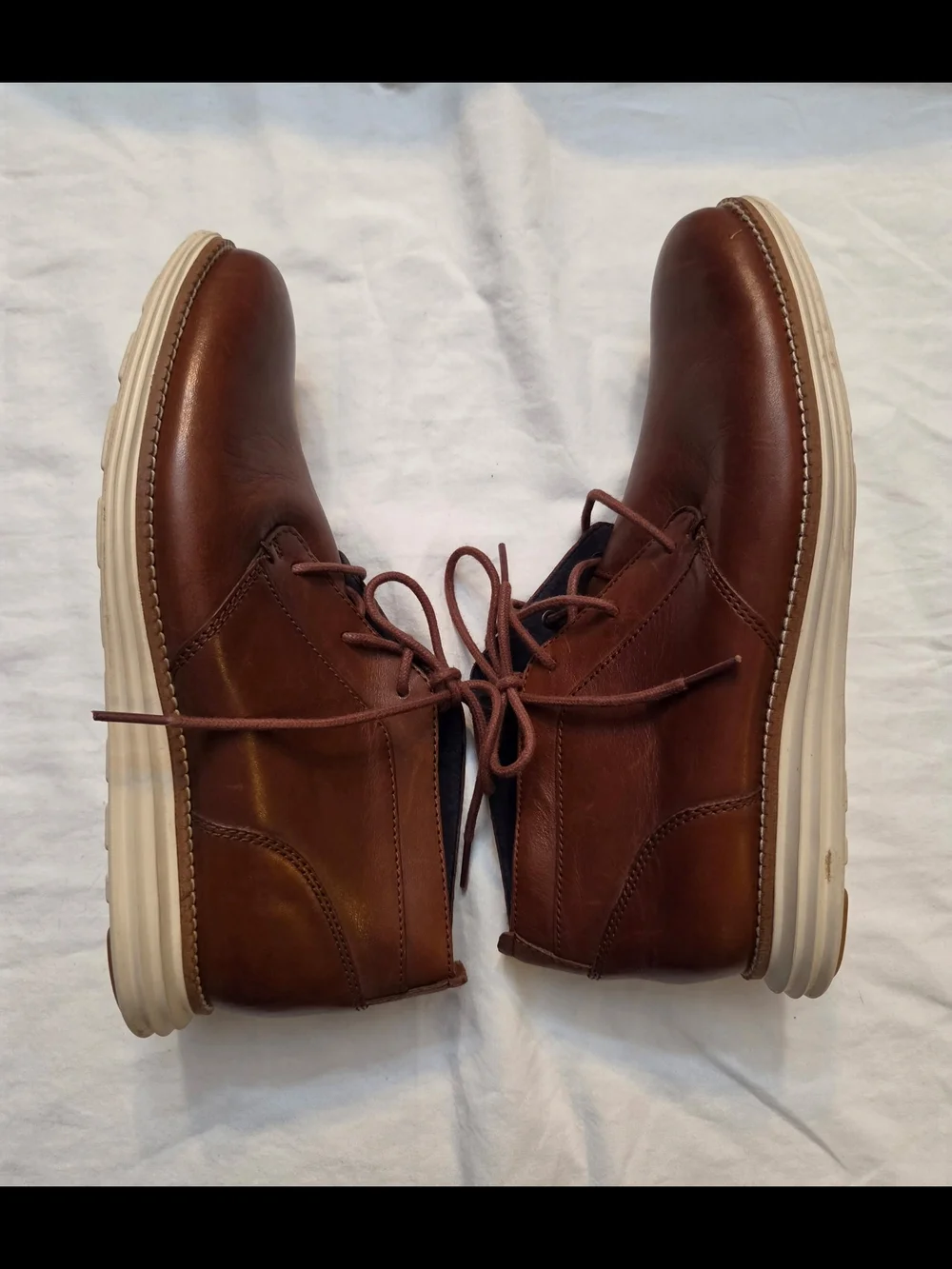 Cole Haan Men's Brown Leather Chukka Boots